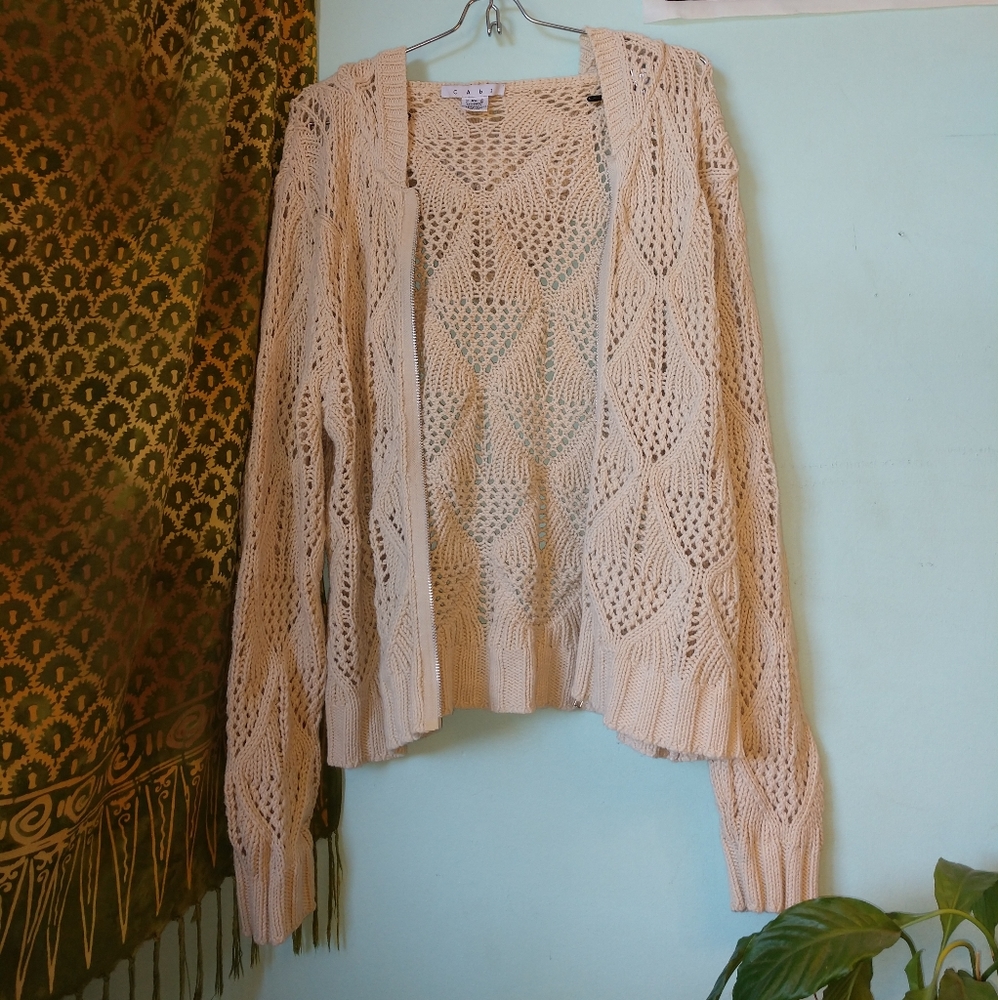 Macrame Knit Springtime Jacket